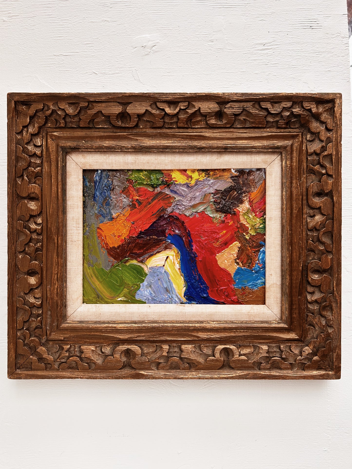 Mid Century Impasto Abstract