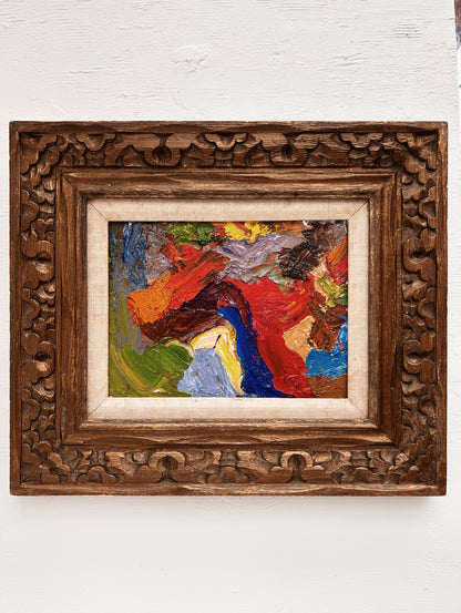 Mid Century Impasto Abstract