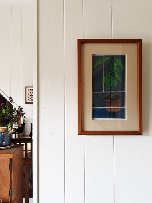 Original Vintage Collage Painting