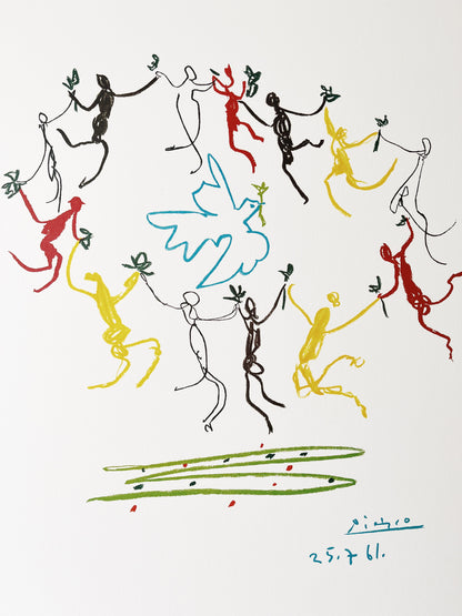 1970s Picasso Offset Lithogrpahic Print