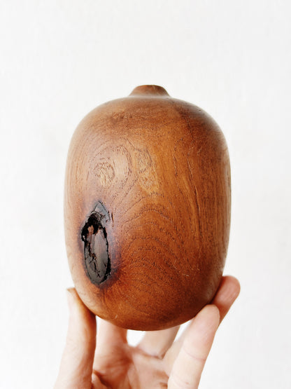 Handmade Turned Wood Bud Vase
