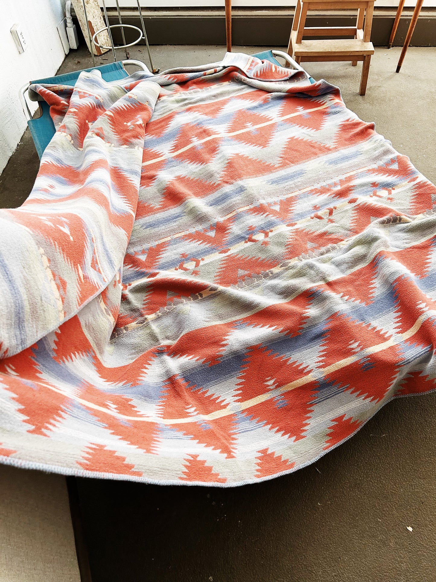 Vintage Ralph Lauren Queen Size Cotton Blanket