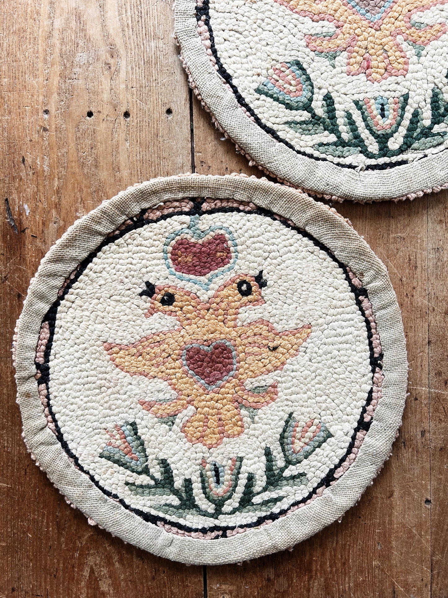 Antique Hooked Mat