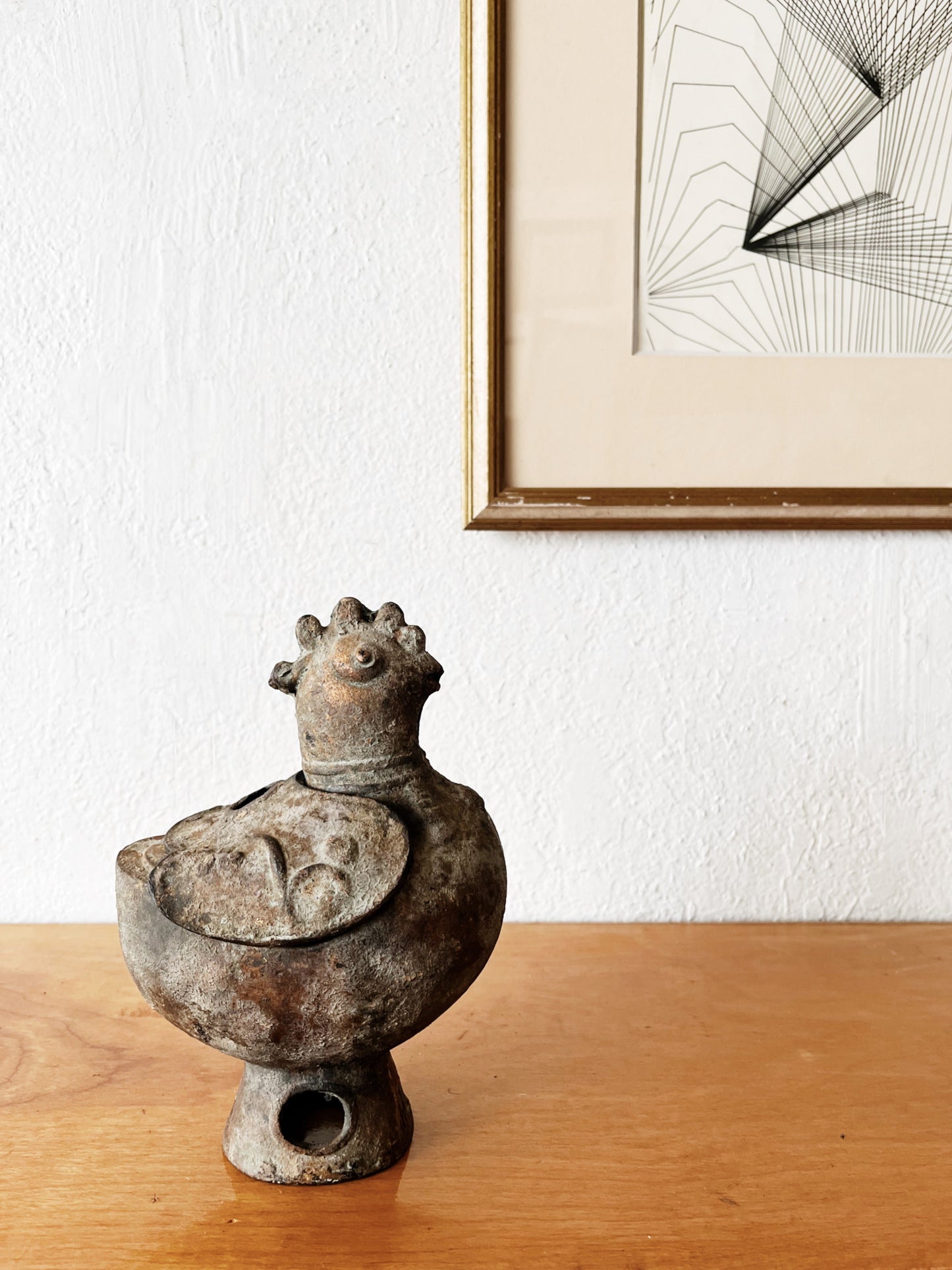 Rare Japanese Cast Iron Koro Incense Burner