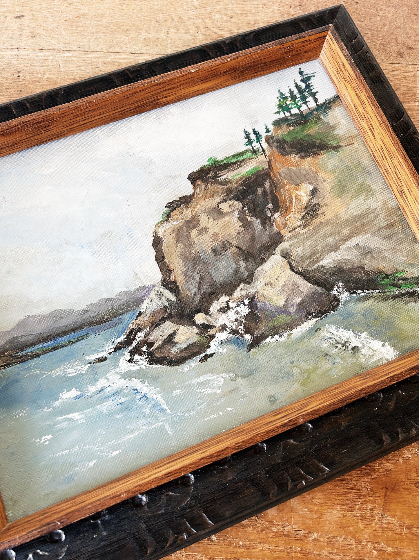 Antique Seascape Painting
