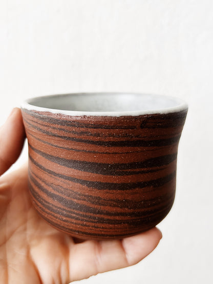 Trio of Handmade Stoneware Cups