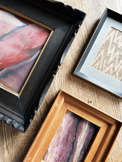 Vintage Abstract Oil Painting