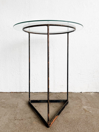 Vintage Iron Side Table