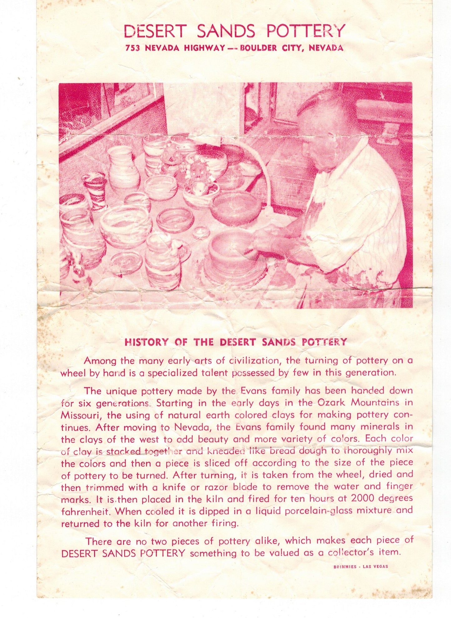 Desert Sands Art Pottery Bowl