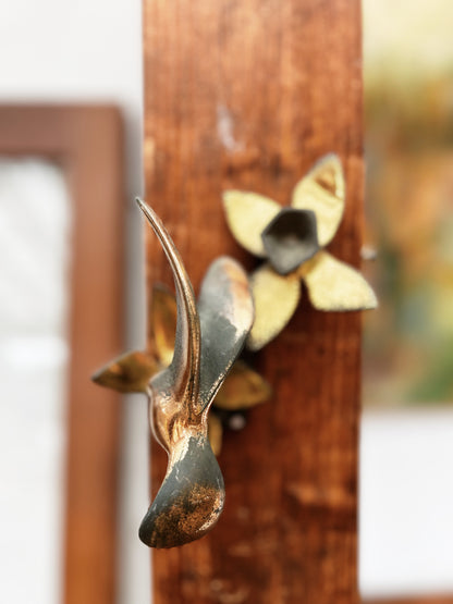 Wonderful Brass Hummingbird Door Knocker