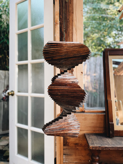 Giant Vintage Spinning Wood Whirligig