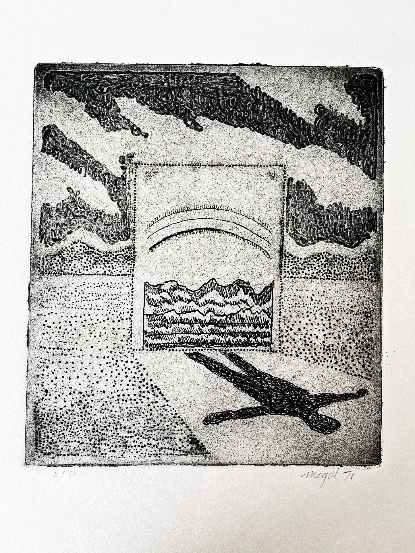 Vintage Magill Etching
