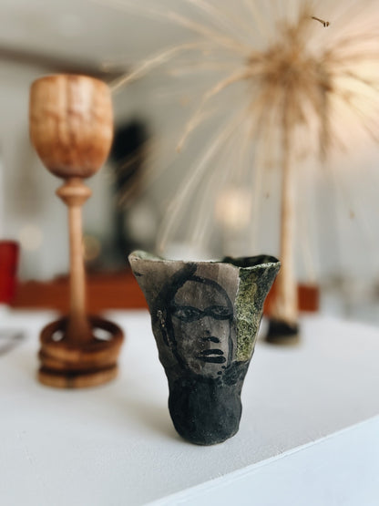 Handmade Figural Cup