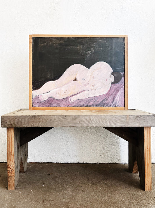 Original Fauvist Figural Oil Painting