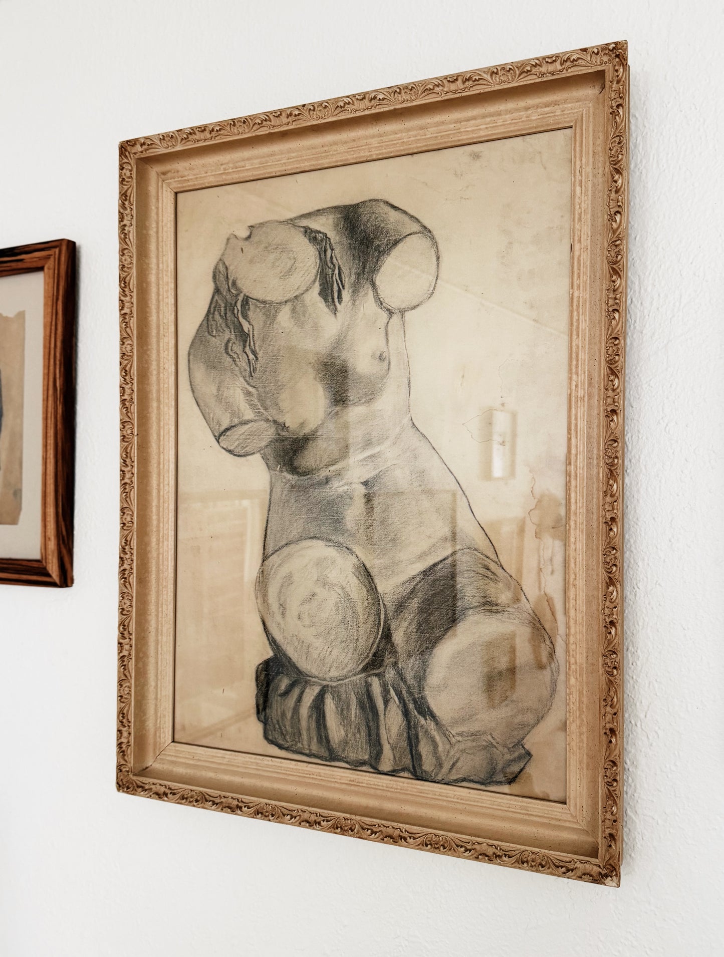1930s Charcoal Drawing