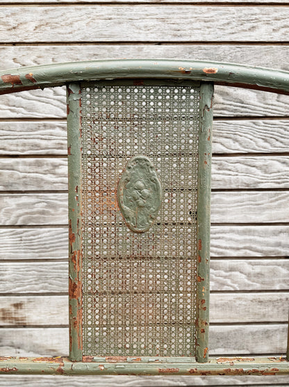 Antique Iron Bench