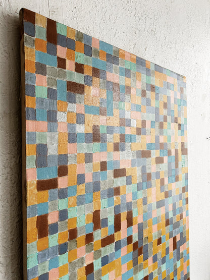 Large Vintage Original Abstract Painting