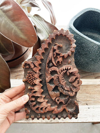 Antique Printing Wood Block