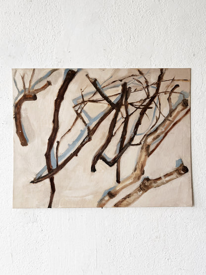 Original Abstract Branch Painting