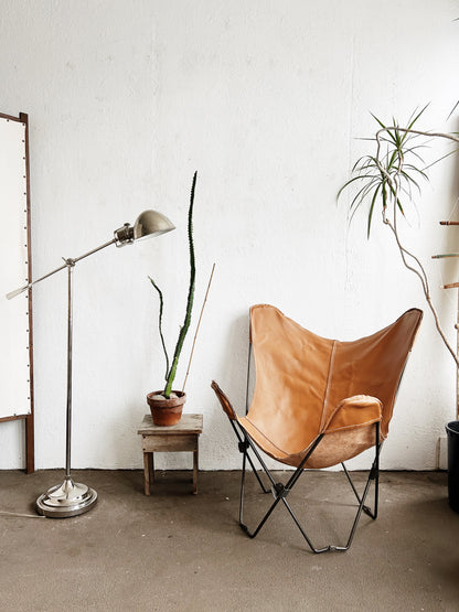 Contemporary Leather Butterfly Chair