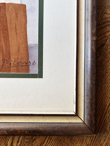 Rare Vintage Framed Picasso Silk