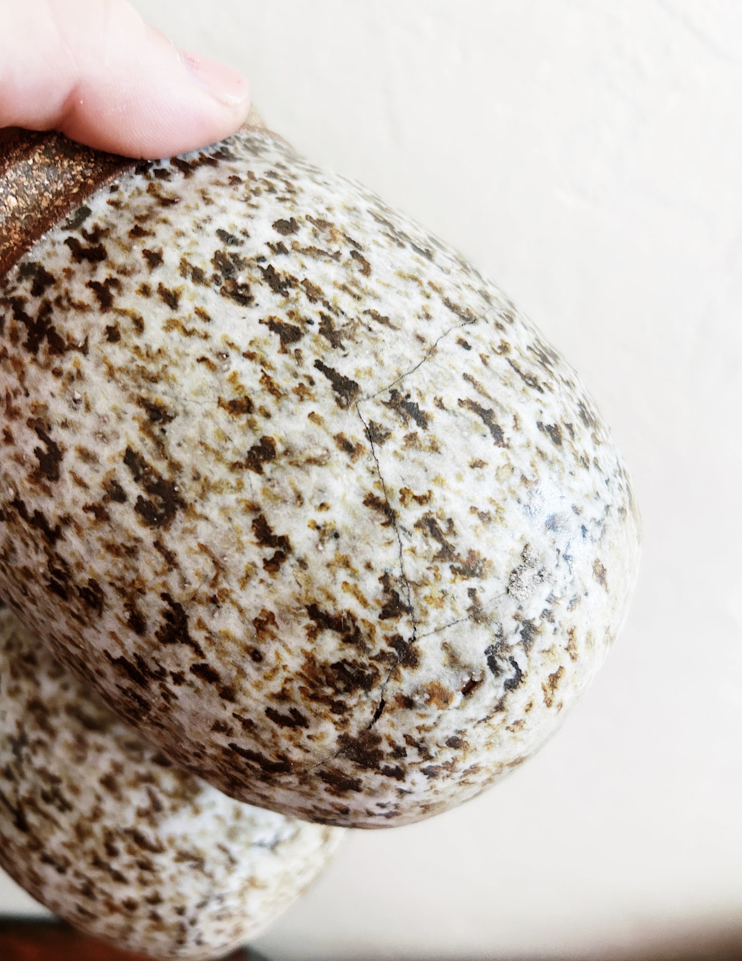 Vintage Speckled Planter