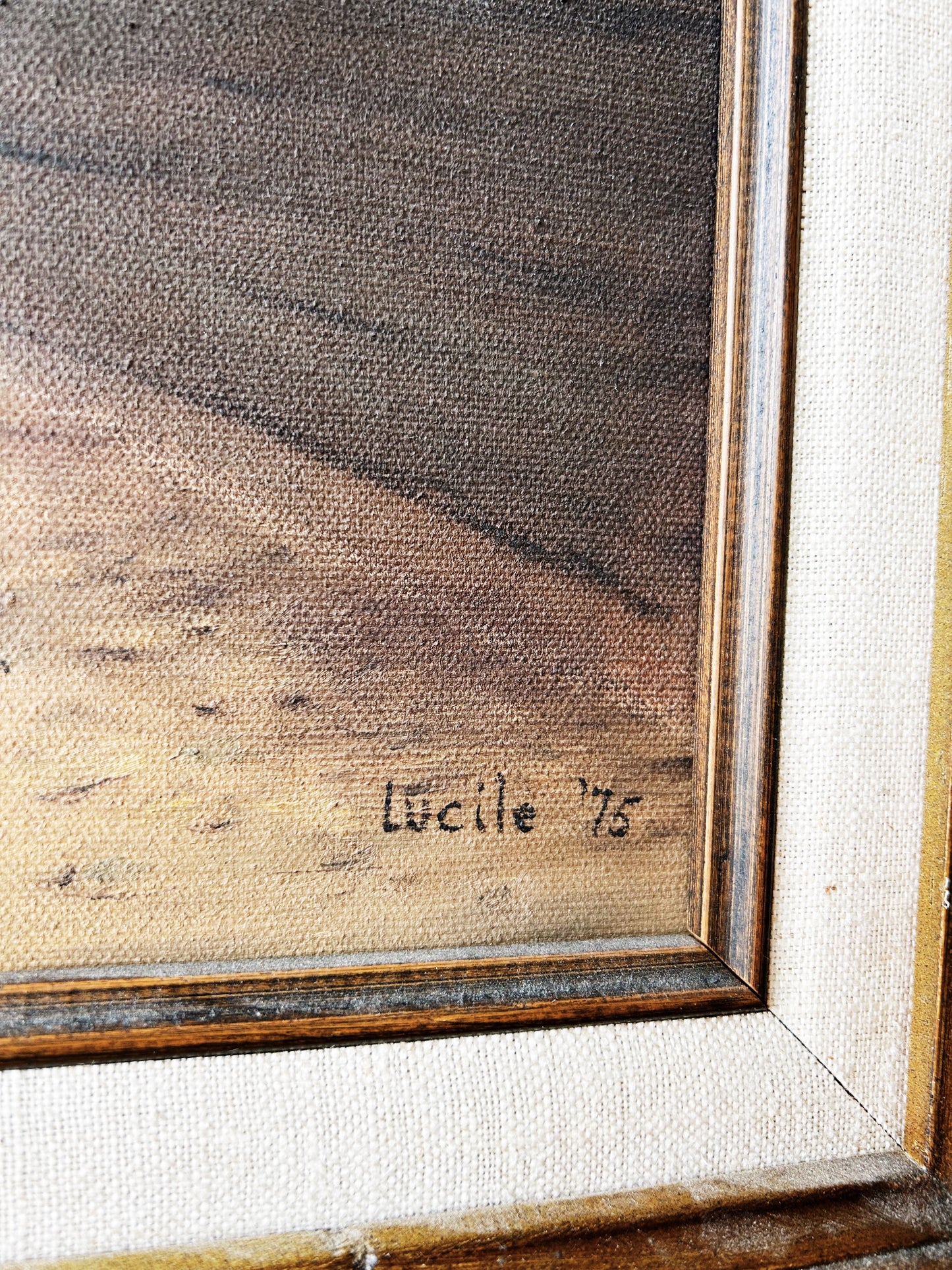 Vintage Original Signed Painting