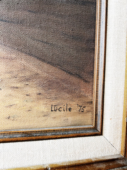 Vintage Original Signed Painting