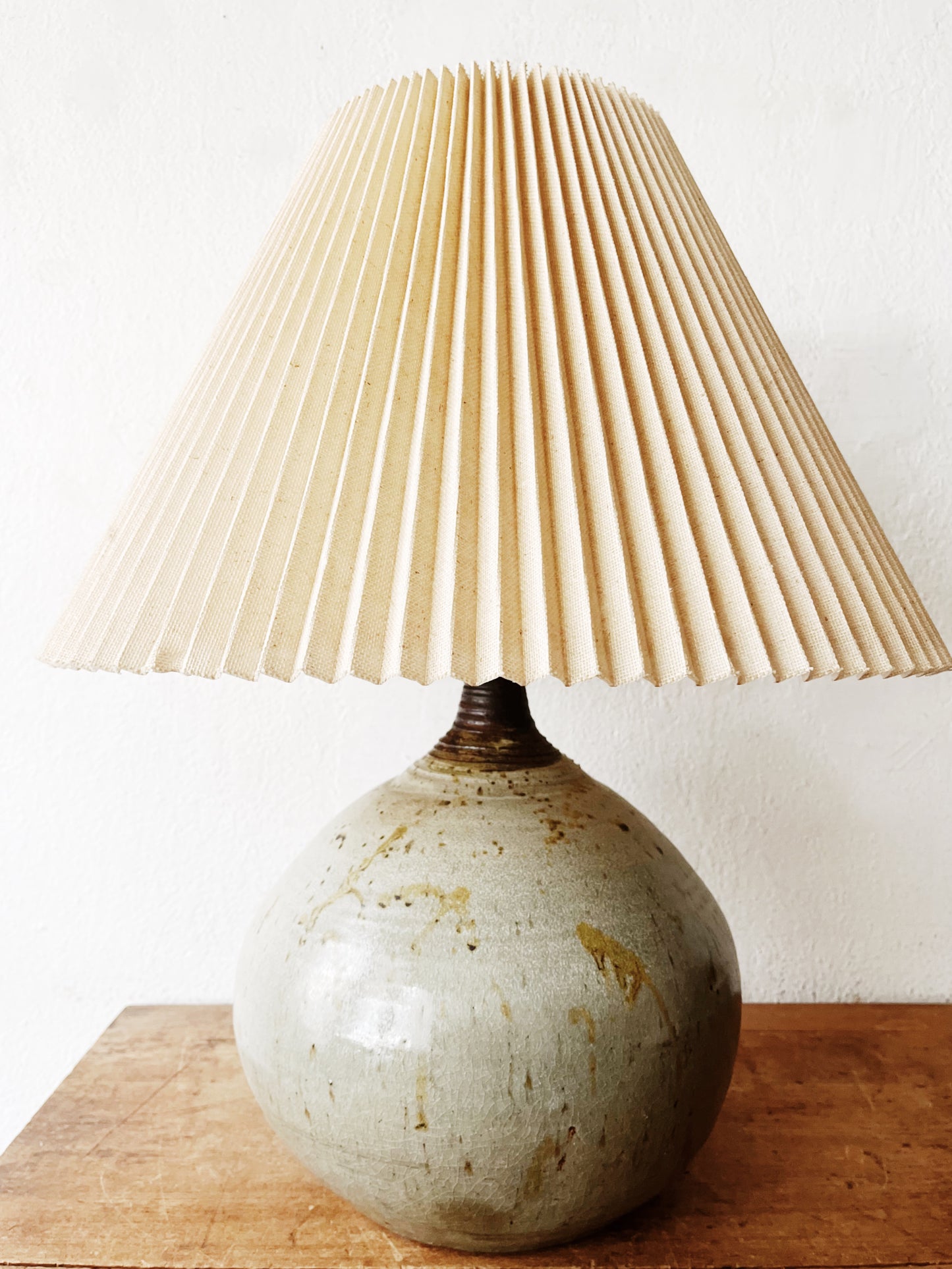 Chunky Mid Century Ceramic Lamp