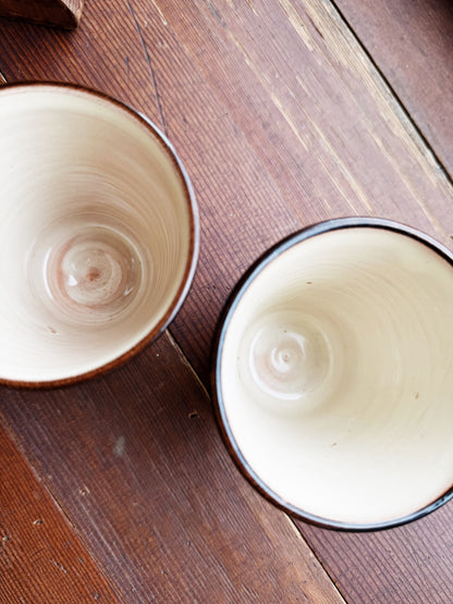 Vintage Folk Art Painted Tumblers