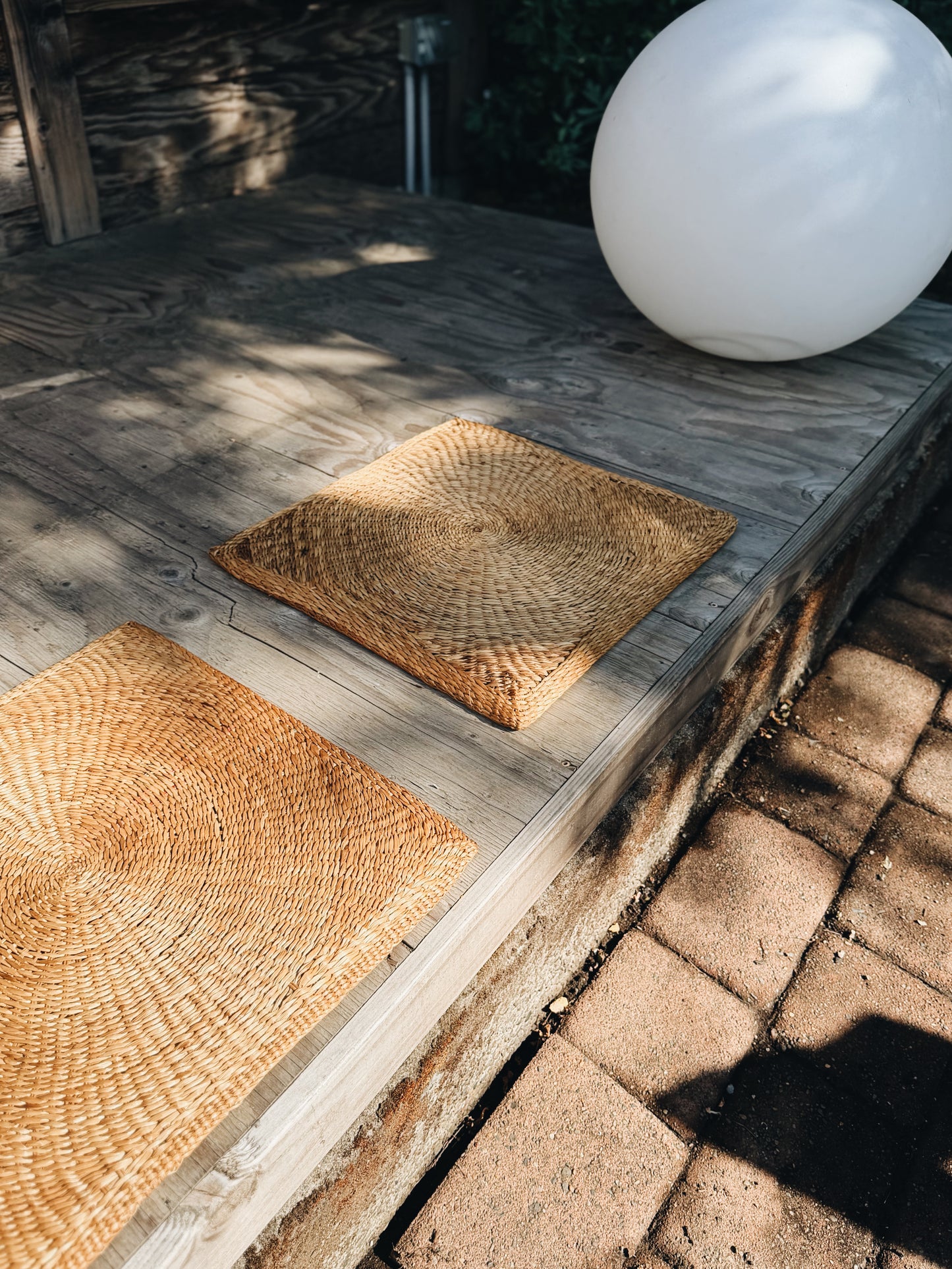 Pair Vintage Seagrass Tatami Mats