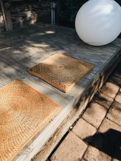 Pair Vintage Seagrass Tatami Mats