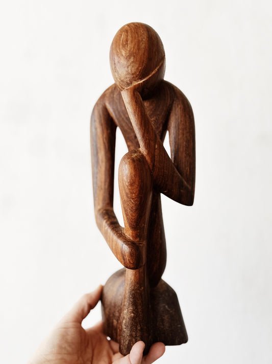 Vintage Meditation Statue