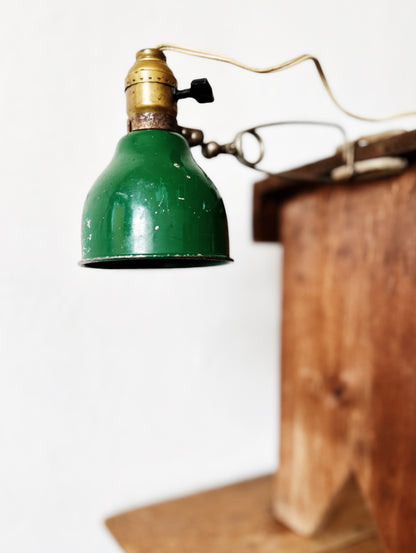 Antique Clamp Lamp