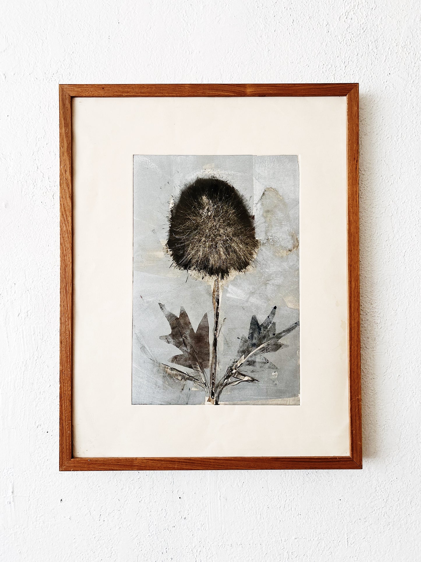 Large Vintage Botanical Etching