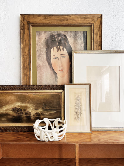 Vintage Handmade Ceramic Bowl