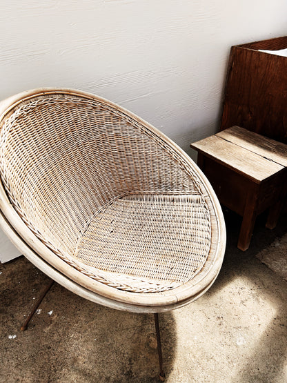 Large Mid Century Hoop Chair