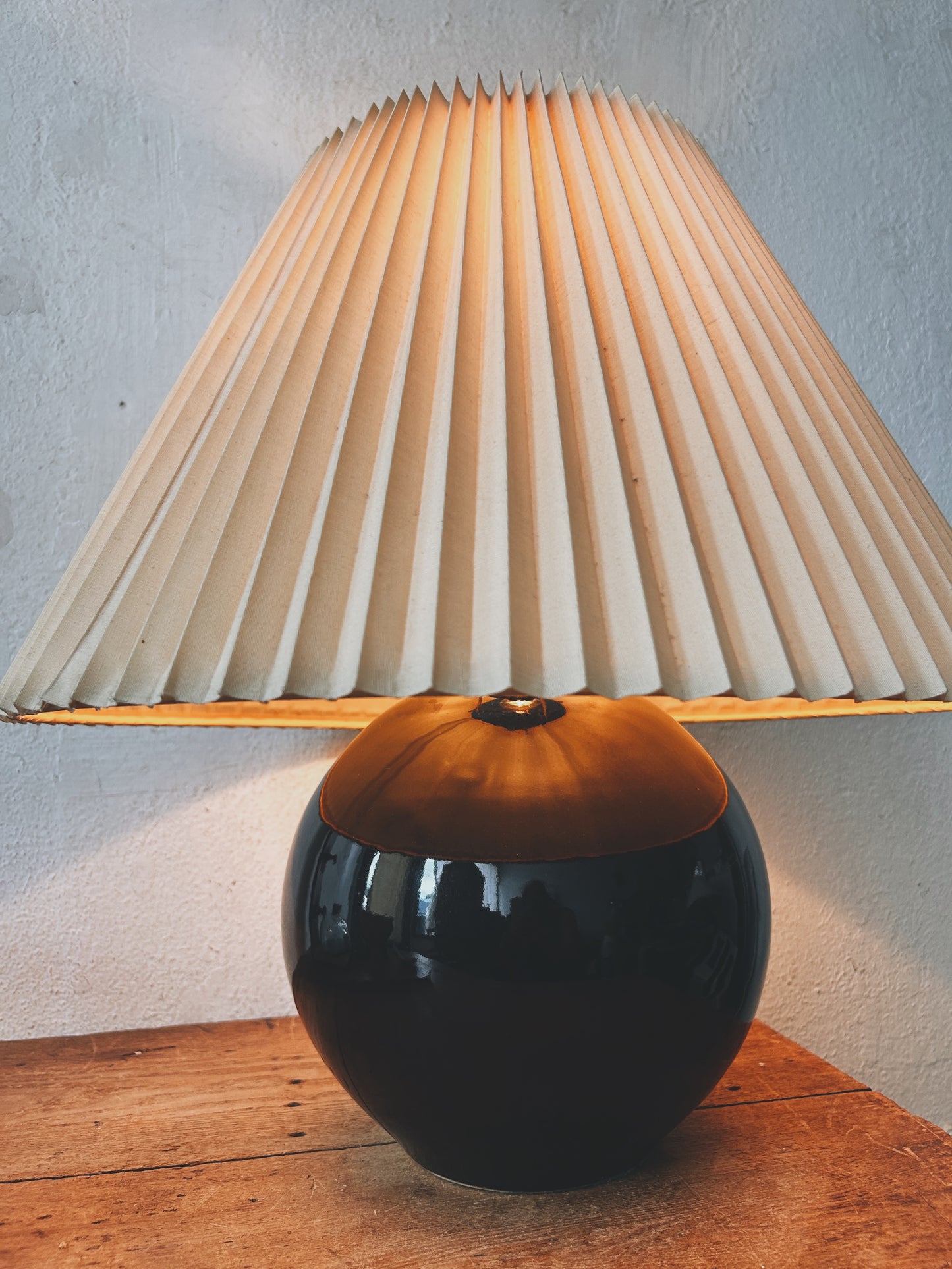 Vintage Japanese Made Lamp after Jacques Adnet