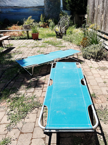RESERVED Vintage Camp Cots