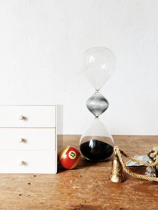 Triple Black Sand Hourglass