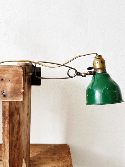 Antique Clamp Lamp