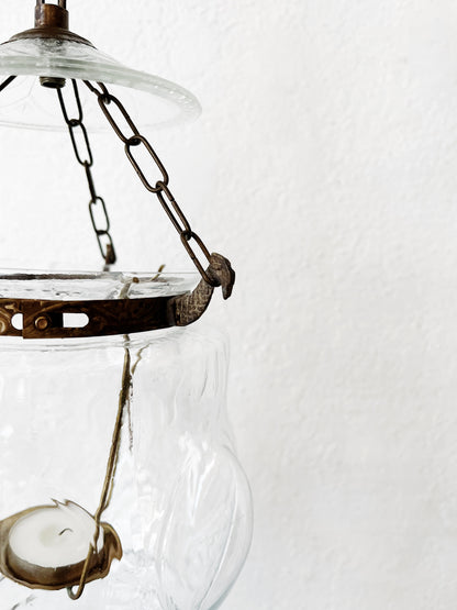 Vintage Pressed Glass Lantern