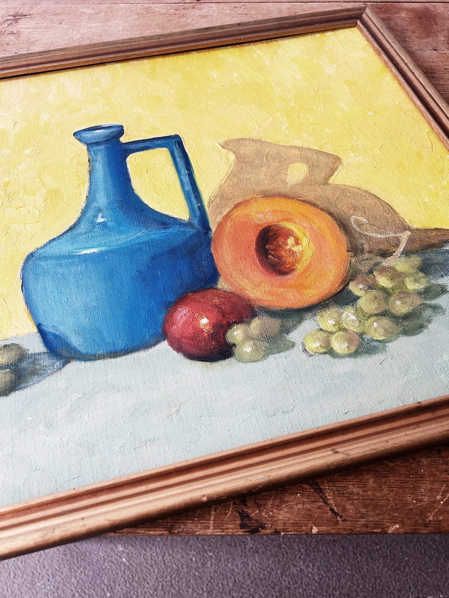 Vintage Signed, Original Framed Still Life Painting