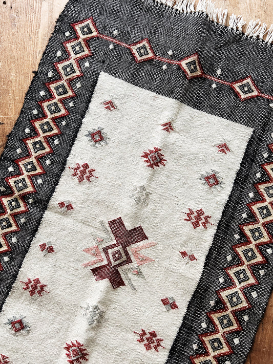 Vintage Handmade Wool Rug