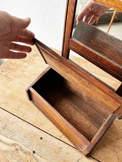 Primitive Mirrored Cabinet