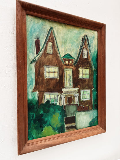 Vintage Folk Art Painting