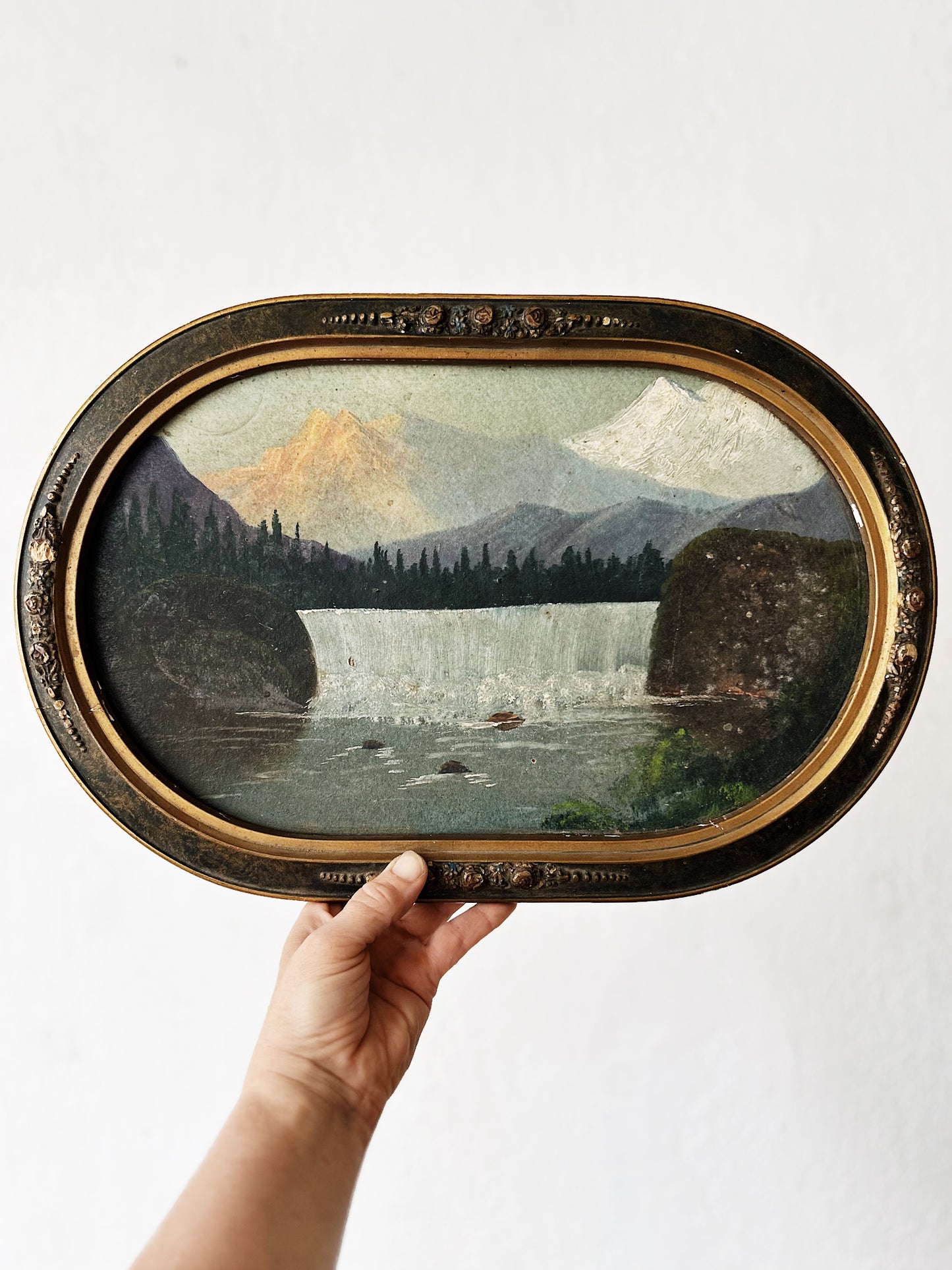 Antique Landscape Painting