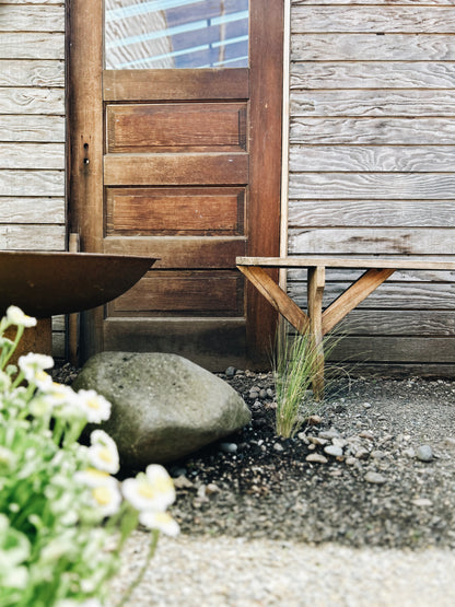 Primitive Wood Bench