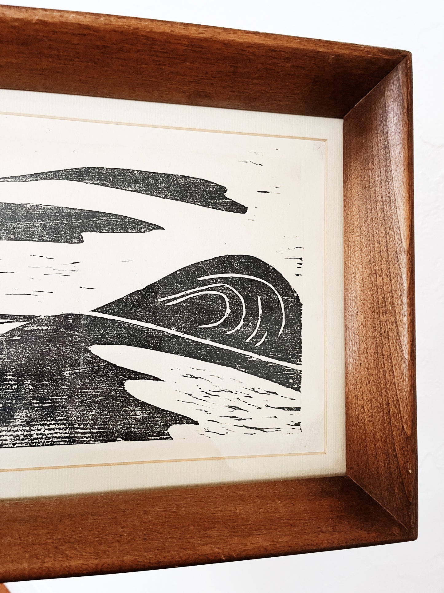 Vintage Japanese Woodcut Print