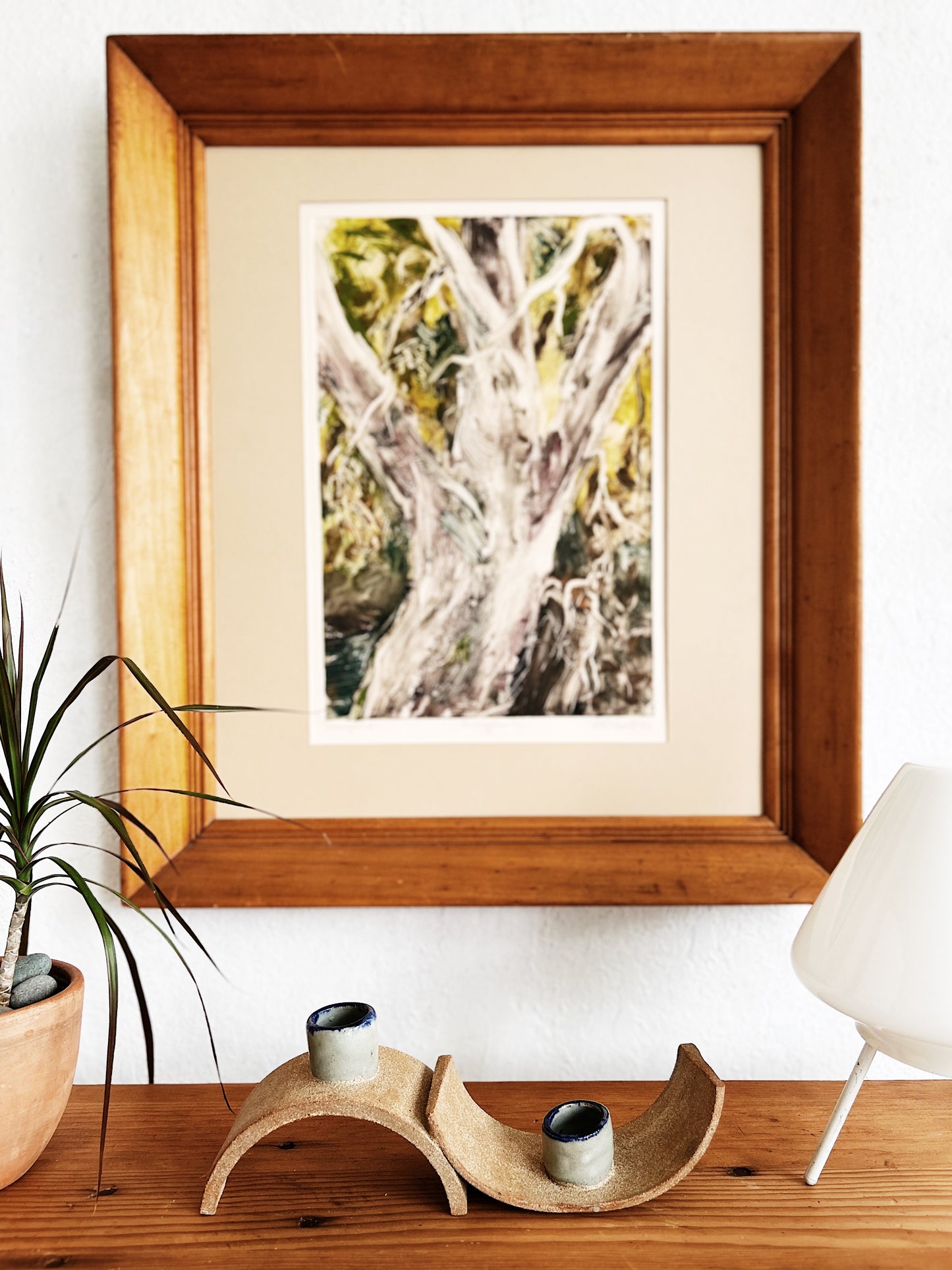 Vintage Hand Built Candelabra